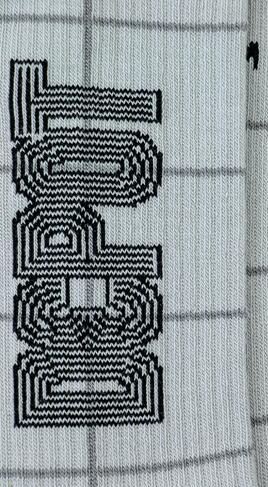 Sok Depot Grid Grijs M