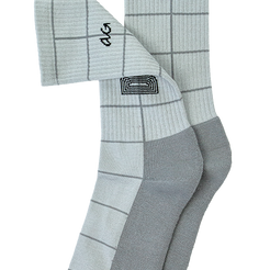 Sok Depot Grid Grijs M