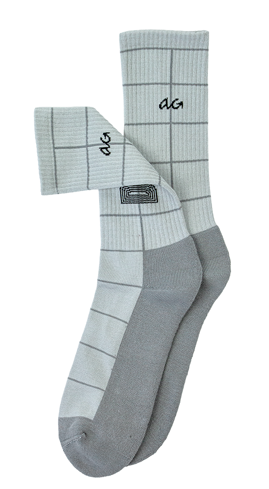 Sok Depot Grid Grijs M