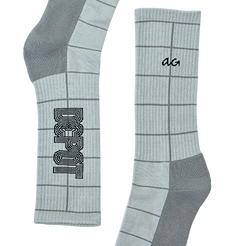 Sok Depot Grid Grijs M