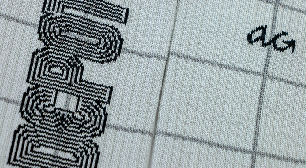 Sok Depot Grid Grijs M