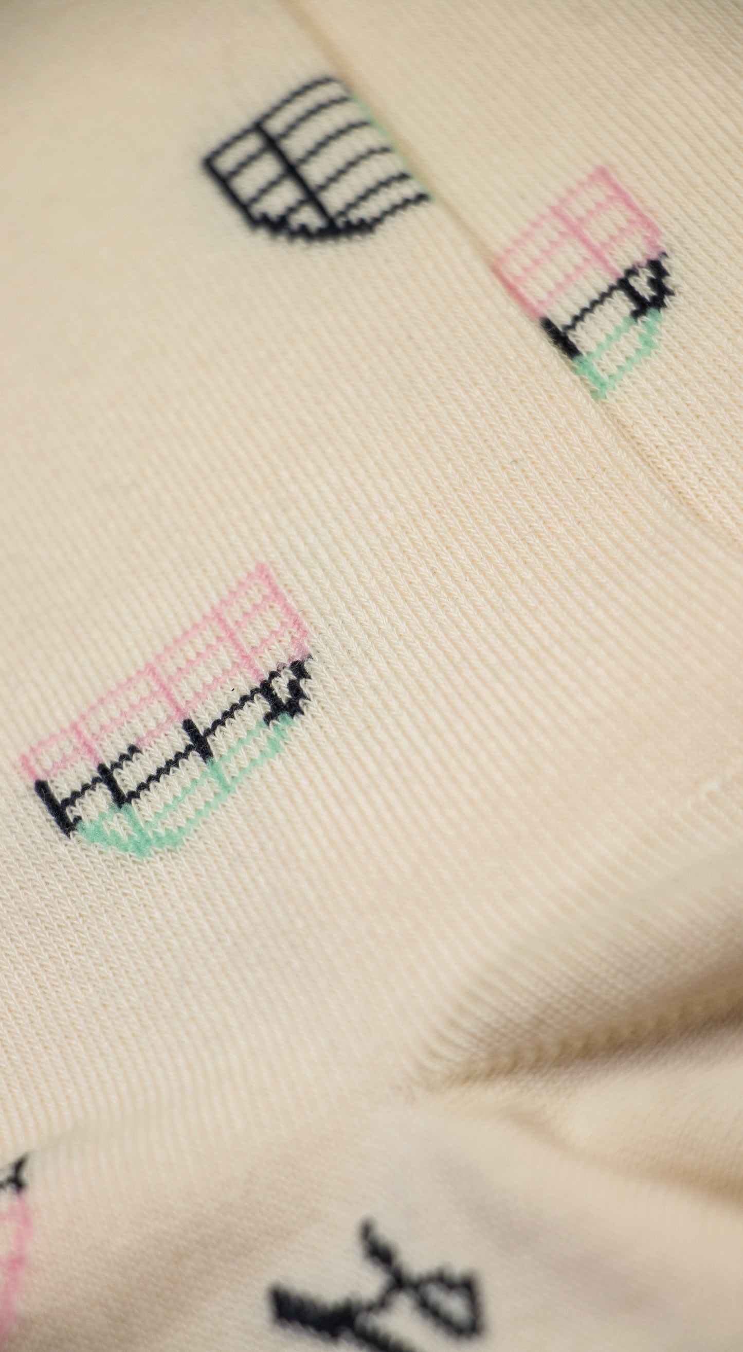 Depot x AG Beige Pattern Socks Kids