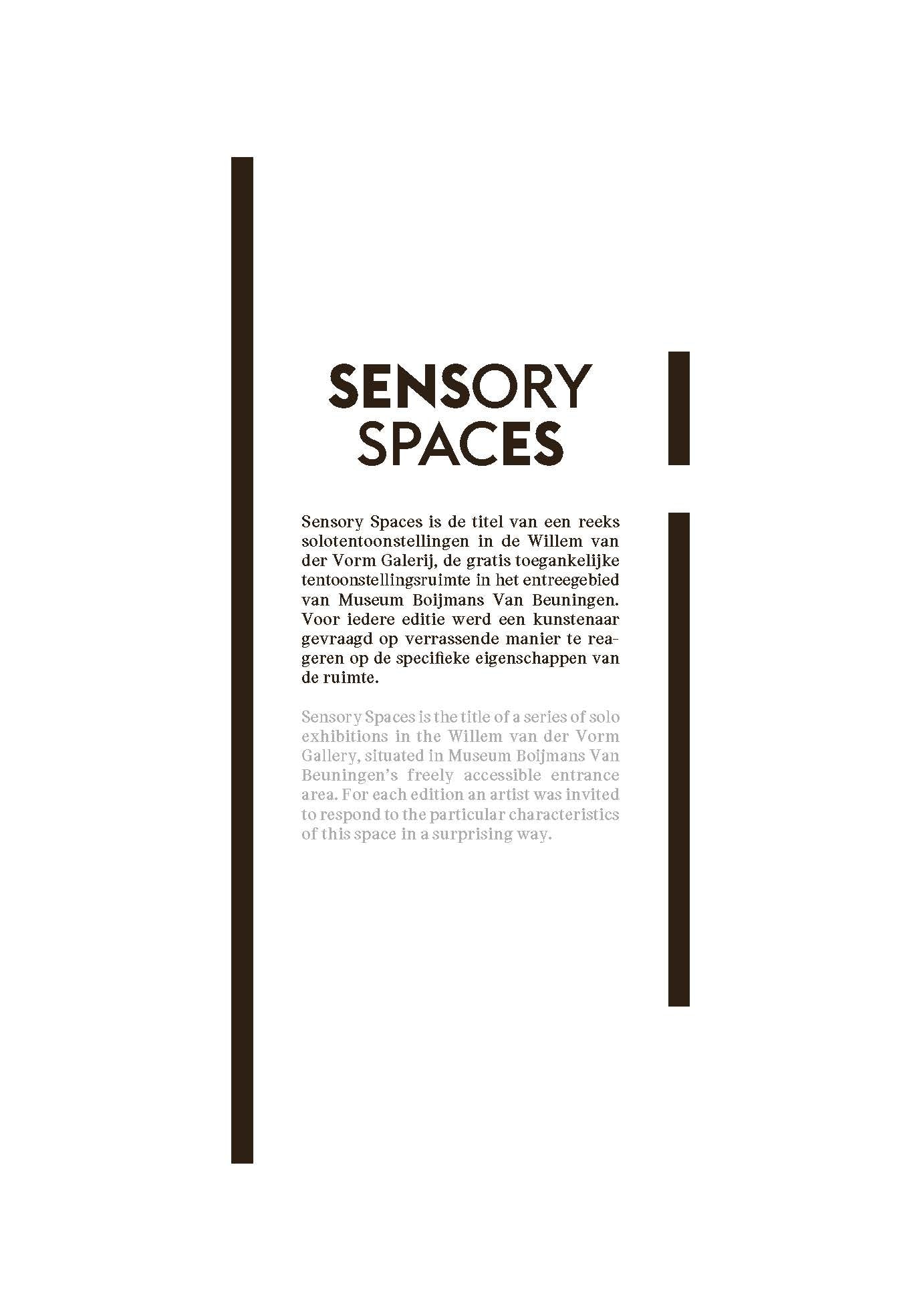 Sensory Spaces 2013-2019