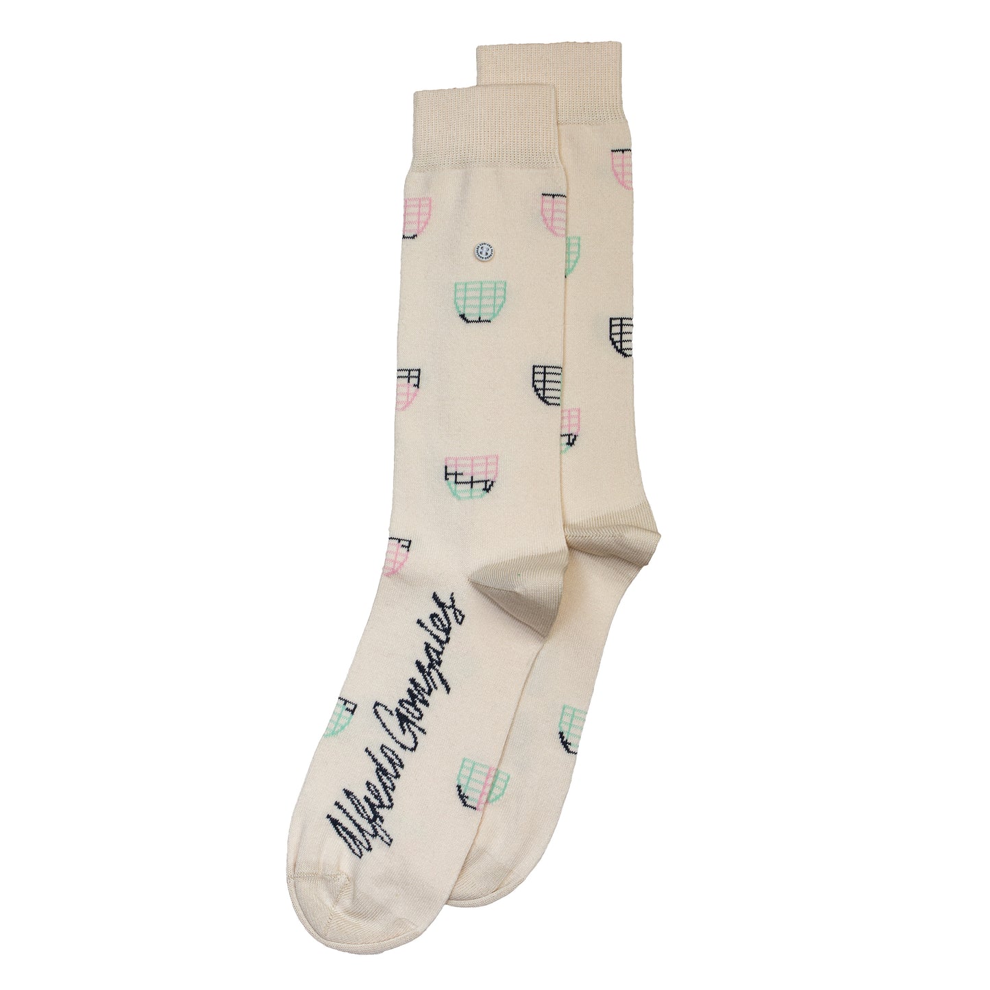 Depot x AG Beige Pattern Socks Kids