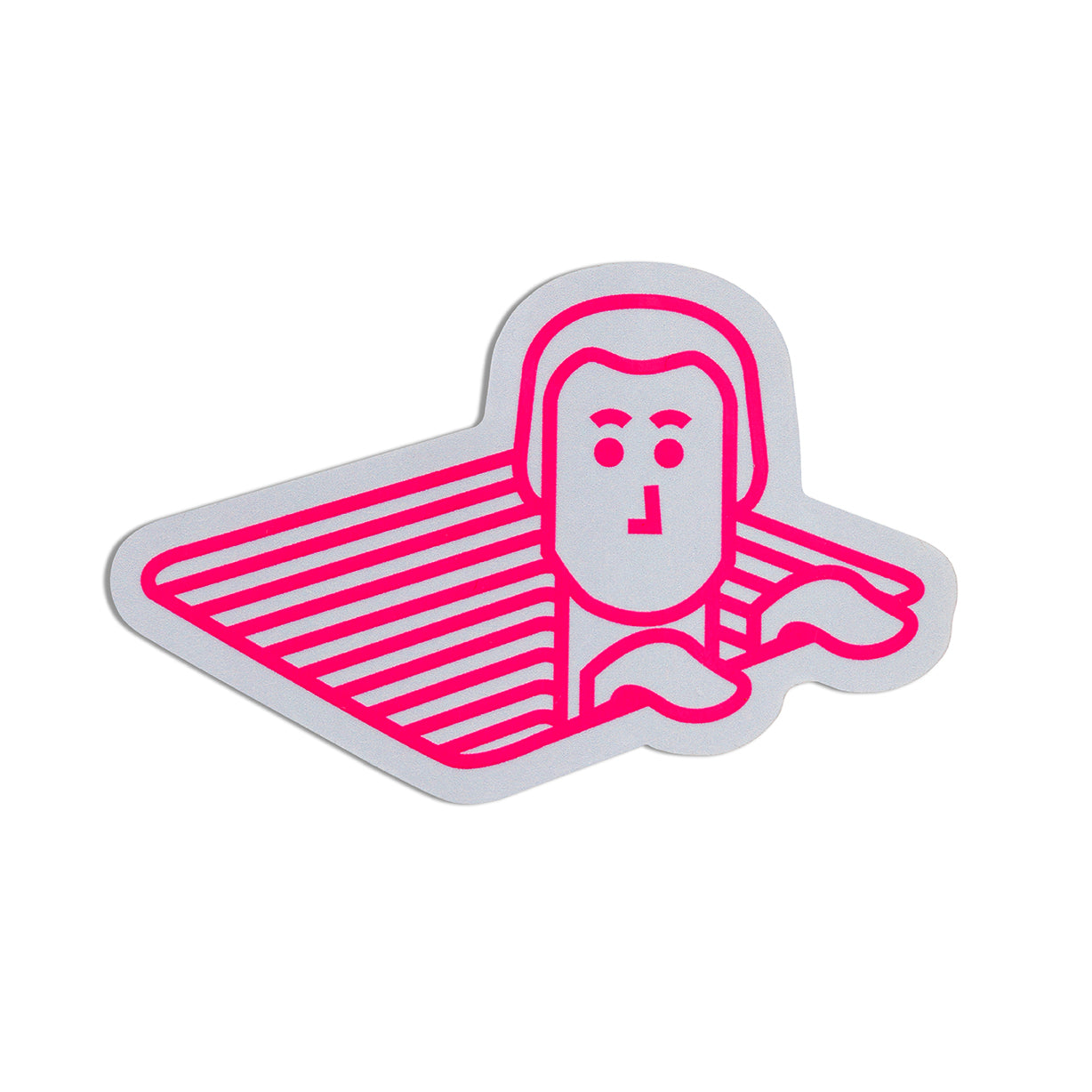 Cut-out sticker Maurizio Cattalan